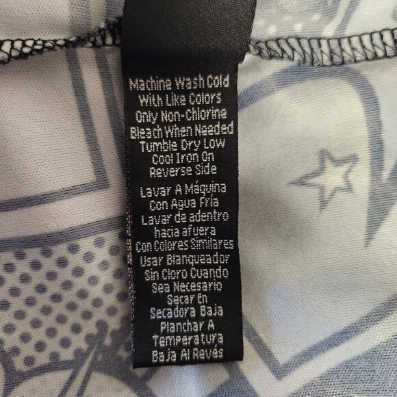 OH SNAP!  Men's 2XL Drill Clothing Co Comic Pop Art T-Shirt Stretch Black White - Picture 5 of 5